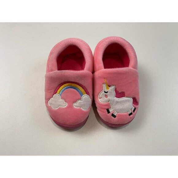 Other - Girls pink unicorn slippers, little girls size 10
